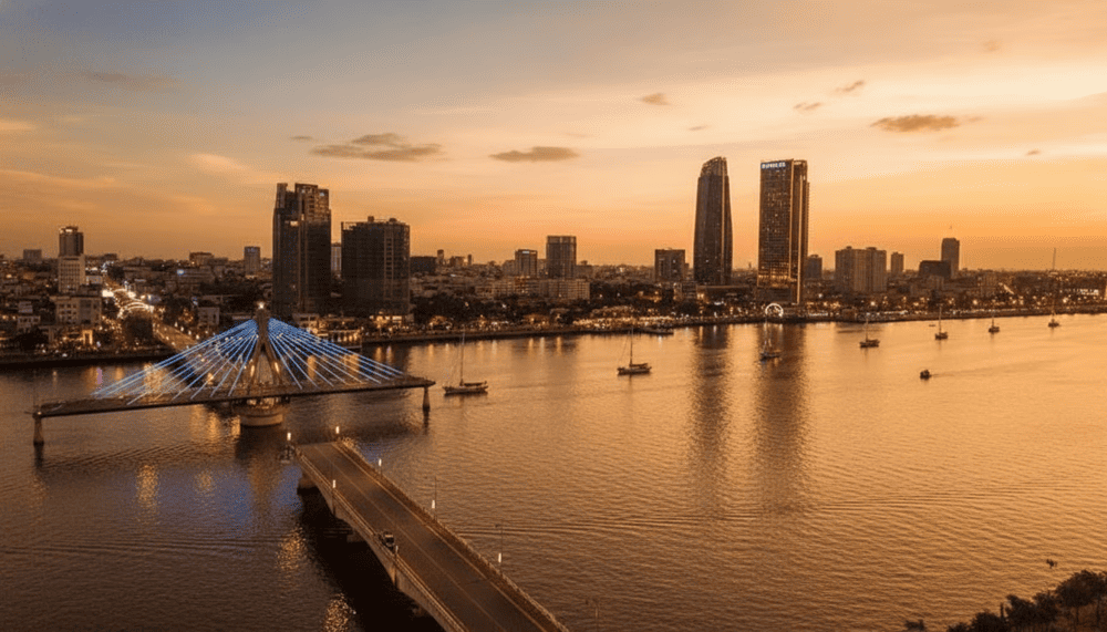 The bridge can rotate thanks to its central axis which can turn by 90 degrees